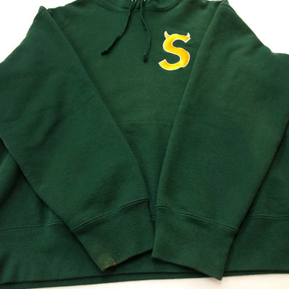 【現状渡し品】【メンズ】 SUPREME シュプリーム 22AW S LOGO HOODED SWEATSHIRT 2022年秋冬 ロゴ フーディー スウェット シャツ 長袖 トップス プルーオーバー パーカー 149-260909-sa-05-teih サイズ：S カラー：グリーン 万代Net店