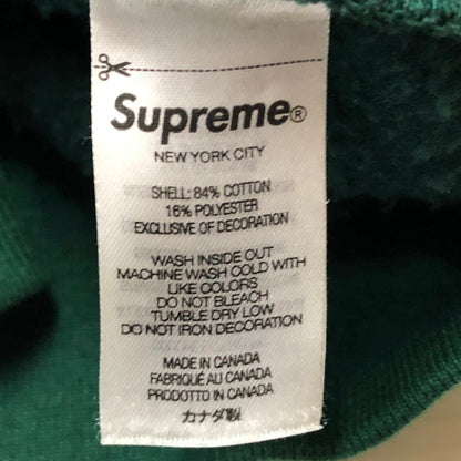 【現状渡し品】【メンズ】 SUPREME シュプリーム 22AW S LOGO HOODED SWEATSHIRT 2022年秋冬 ロゴ フーディー スウェット シャツ 長袖 トップス プルーオーバー パーカー 149-260909-sa-05-teih サイズ：S カラー：グリーン 万代Net店