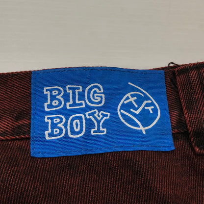 【中古品】【メンズ】 POLAR SKATE CO ポーラー スケート カンパニー BIG BOY BUGGY DENIM ビッグボーイ バギー デニム ボトムス ジーンズ 153-260909-sa-13-teih サイズ：L カラー：ブラウン 万代Net店