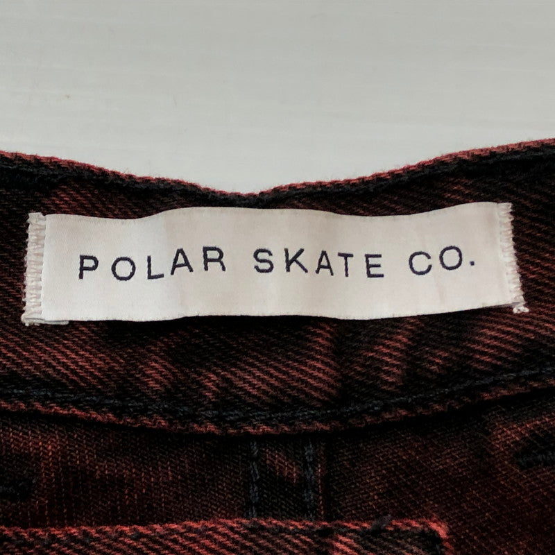 【中古品】【メンズ】 POLAR SKATE CO ポーラー スケート カンパニー BIG BOY BUGGY DENIM ビッグボーイ バギー デニム ボトムス ジーンズ 153-260909-sa-13-teih サイズ：L カラー：ブラウン 万代Net店