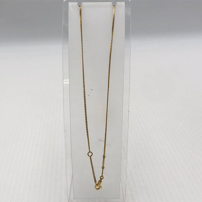 【中古品】【メンズ】 CELINE セリーヌ TTRIOMPHE RHINE STONE NECKLACE SCA4293 トリオンフ ライン ストーン ネックレス アクセサリー 182-260907-sa-07-teih カラー：ゴールド 万代Net店