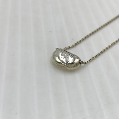 【中古品】【レディース】 Tiffany ＆ Co ティファニー エルサペレッティ ビーン ネックレス アクセサリー 925 182-260909-ko-14-teih カラー：シルバー 万代Net店