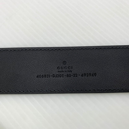 【中古品】【メンズ】 GUCCI グッチ 406831 DJ20T 80 32 493949 GGマーモント ベルト アクセサリー レザーベルト 182-260909-ko-15-teih カラー：ブラック 万代Net店