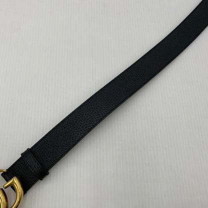 【中古品】【メンズ】 GUCCI グッチ 406831 DJ20T 80 32 493949 GGマーモント ベルト アクセサリー レザーベルト 182-260909-ko-15-teih カラー：ブラック 万代Net店