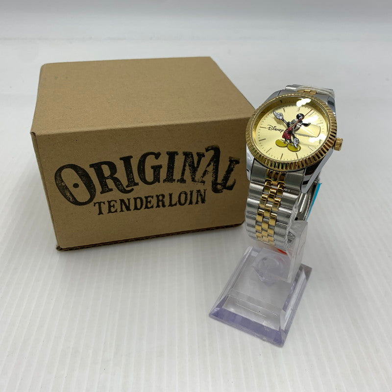 【中古品】【メンズ】 TENDERLOIN テンダーロイン × DISNEY ディズニー 別注 コラボ RETROSPECTIVE TOY WRISTWATCH レトロスペクティブ トイ リストウォッチ 腕時計 197-260909-ko-13-teih カラー：コンビ 万代Net店