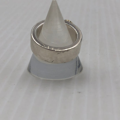【中古品】【メンズ】 WINGROCK ウィング ロック K18 FLAT RING 18金 付 平打ちリング アクセサリー 指輪 191-260907-sa-02-teih サイズ：9号 カラー：シルバー 9号 万代Net店