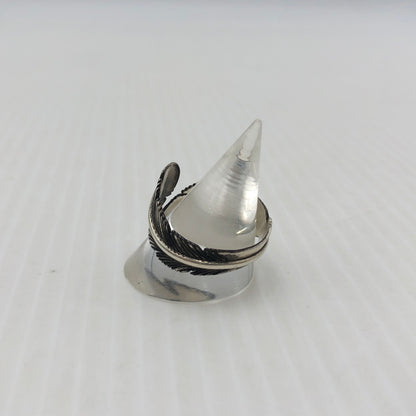【中古品】【メンズ】 NAVAJO ナバホ H.MACE FEATHER RING エイチ メイス フェザー レング アクセサリー 指輪 191-260907-sa-01-teih サイズ：20号 カラー：シルバー 14号 万代Net店