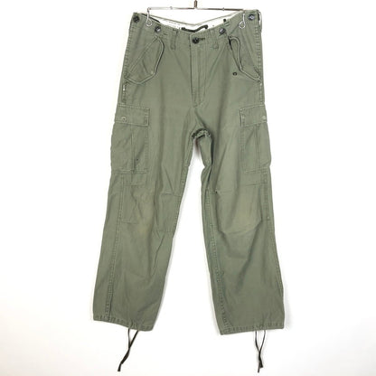 【現状渡し品】【メンズ】 US ARMY アメリカ軍 80’s M-65 CARGO PANTS DLA100-88-C-0346 80年代 M-65 F フィールド カーゴ パンツ ボトムス 156-260909-sa-17-teih サイズ：R-S カラー：カーキ 万代Net店
