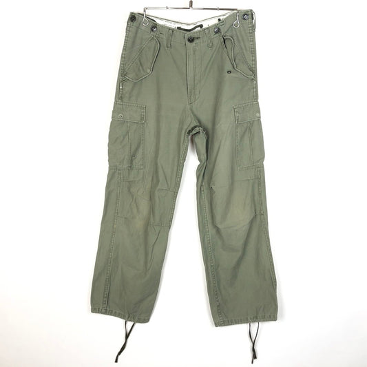 【現状渡し品】【メンズ】 US ARMY アメリカ軍 80’s M-65 CARGO PANTS DLA100-88-C-0346 80年代 M-65 F フィールド カーゴ パンツ ボトムス 156-260909-sa-17-teih サイズ：R-S カラー：カーキ 万代Net店