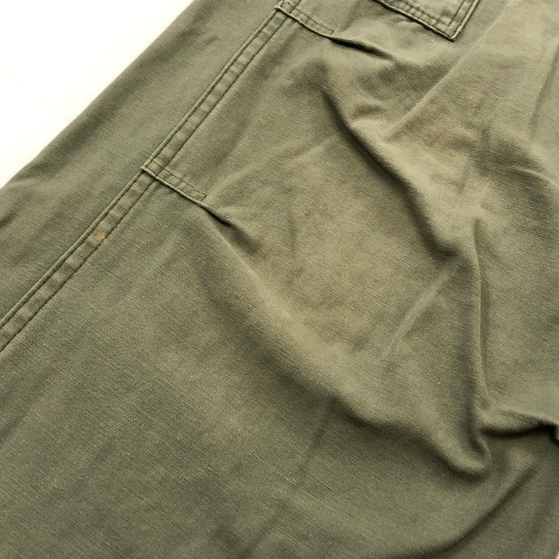 【現状渡し品】【メンズ】 US ARMY アメリカ軍 80’s M-65 CARGO PANTS DLA100-88-C-0346 80年代 M-65 F フィールド カーゴ パンツ ボトムス 156-260909-sa-17-teih サイズ：R-S カラー：カーキ 万代Net店