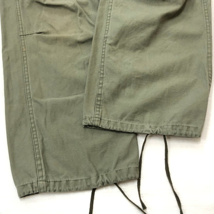 【現状渡し品】【メンズ】 US ARMY アメリカ軍 80’s M-65 CARGO PANTS DLA100-88-C-0346 80年代 M-65 F フィールド カーゴ パンツ ボトムス 156-260909-sa-17-teih サイズ：R-S カラー：カーキ 万代Net店