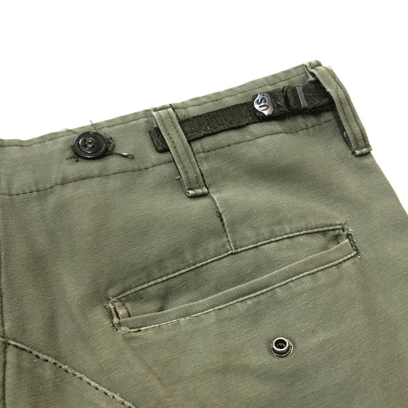 【現状渡し品】【メンズ】 US ARMY アメリカ軍 80’s M-65 CARGO PANTS DLA100-88-C-0346 80年代 M-65 F フィールド カーゴ パンツ ボトムス 156-260909-sa-17-teih サイズ：R-S カラー：カーキ 万代Net店