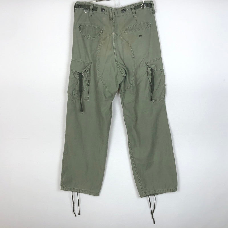 【現状渡し品】【メンズ】 US ARMY アメリカ軍 80’s M-65 CARGO PANTS DLA100-88-C-0346 80年代 M-65 F フィールド カーゴ パンツ ボトムス 156-260909-sa-17-teih サイズ：R-S カラー：カーキ 万代Net店