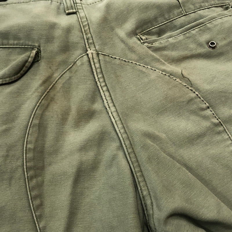 【現状渡し品】【メンズ】 US ARMY アメリカ軍 80’s M-65 CARGO PANTS DLA100-88-C-0346 80年代 M-65 F フィールド カーゴ パンツ ボトムス 156-260909-sa-17-teih サイズ：R-S カラー：カーキ 万代Net店