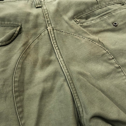 【現状渡し品】【メンズ】 US ARMY アメリカ軍 80’s M-65 CARGO PANTS DLA100-88-C-0346 80年代 M-65 F フィールド カーゴ パンツ ボトムス 156-260909-sa-17-teih サイズ：R-S カラー：カーキ 万代Net店