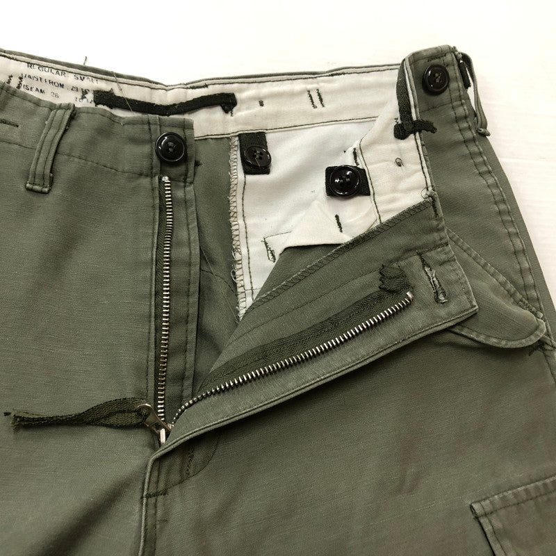 【現状渡し品】【メンズ】 US ARMY アメリカ軍 80’s M-65 CARGO PANTS DLA100-88-C-0346 80年代 M-65 F フィールド カーゴ パンツ ボトムス 156-260909-sa-17-teih サイズ：R-S カラー：カーキ 万代Net店