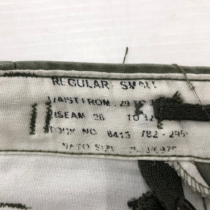【現状渡し品】【メンズ】 US ARMY アメリカ軍 80’s M-65 CARGO PANTS DLA100-88-C-0346 80年代 M-65 F フィールド カーゴ パンツ ボトムス 156-260909-sa-17-teih サイズ：R-S カラー：カーキ 万代Net店