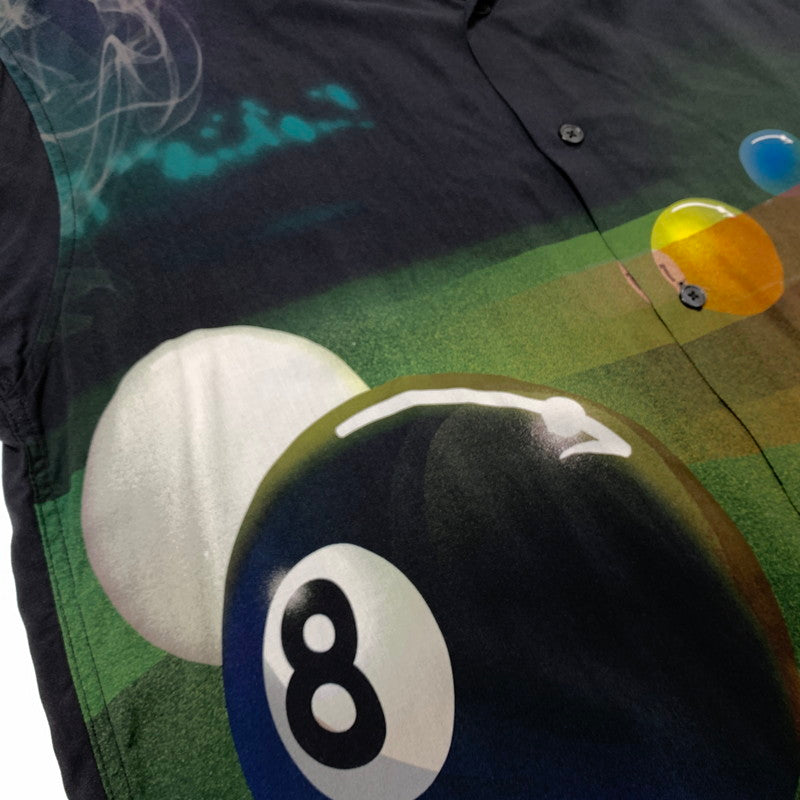 【中古品】【メンズ】 Stussy ステューシー POOL HALL S/S SHIRT 1110119 プール ホール ショートスリーブ シャツ 半袖 トップス 142-260909-ko-06-teih サイズ：XL カラー：ブラック 万代Net店