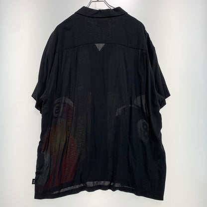 【中古品】【メンズ】 Stussy ステューシー POOL HALL S/S SHIRT 1110119 プール ホール ショートスリーブ シャツ 半袖 トップス 142-260909-ko-06-teih サイズ：XL カラー：ブラック 万代Net店
