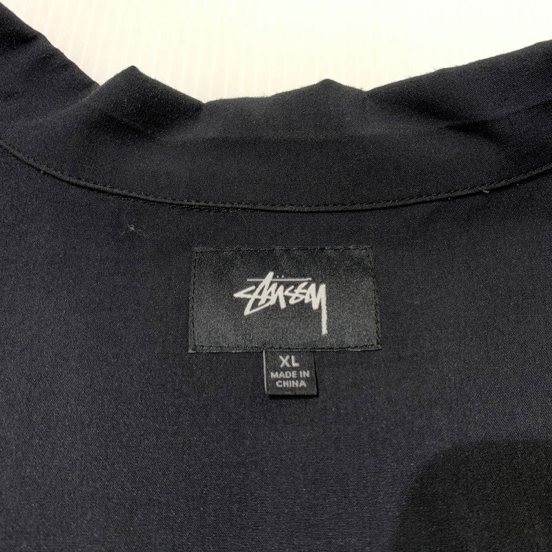 【中古品】【メンズ】 Stussy ステューシー POOL HALL S/S SHIRT 1110119 プール ホール ショートスリーブ シャツ 半袖 トップス 142-260909-ko-06-teih サイズ：XL カラー：ブラック 万代Net店