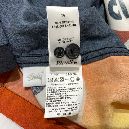【中古品】【メンズ】 Stussy ステューシー POOL HALL S/S SHIRT 1110119 プール ホール ショートスリーブ シャツ 半袖 トップス 142-260909-ko-06-teih サイズ：XL カラー：ブラック 万代Net店