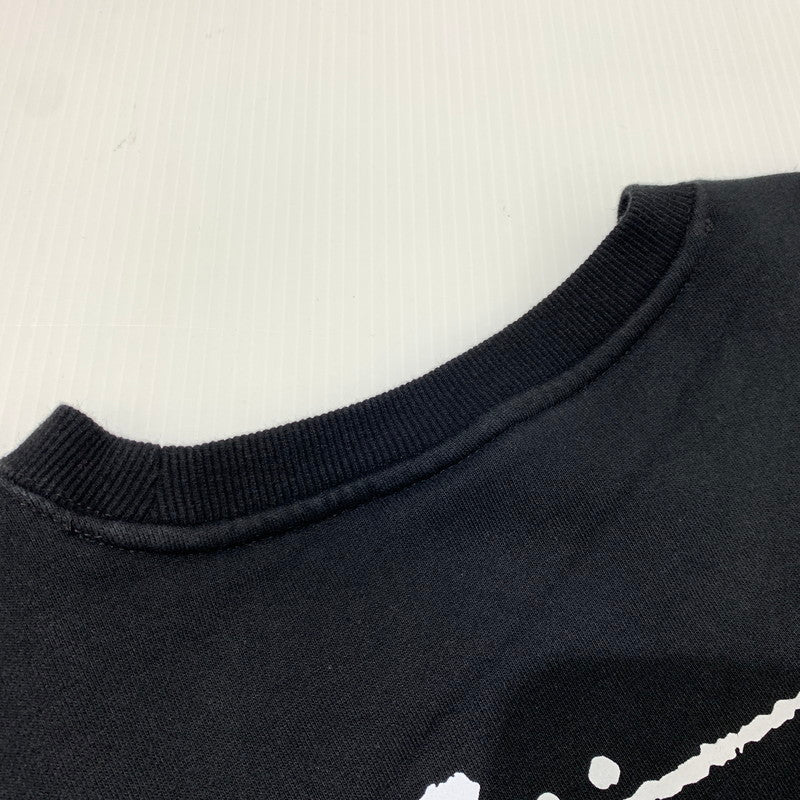 【中古品】【メンズ】 STUSSY ステューシー DICE LOGO SWEAT ダイス ロゴ スウェット トップス トレーナー 142-260909-ko-08-teih サイズ：XL カラー：ブラック 万代Net店