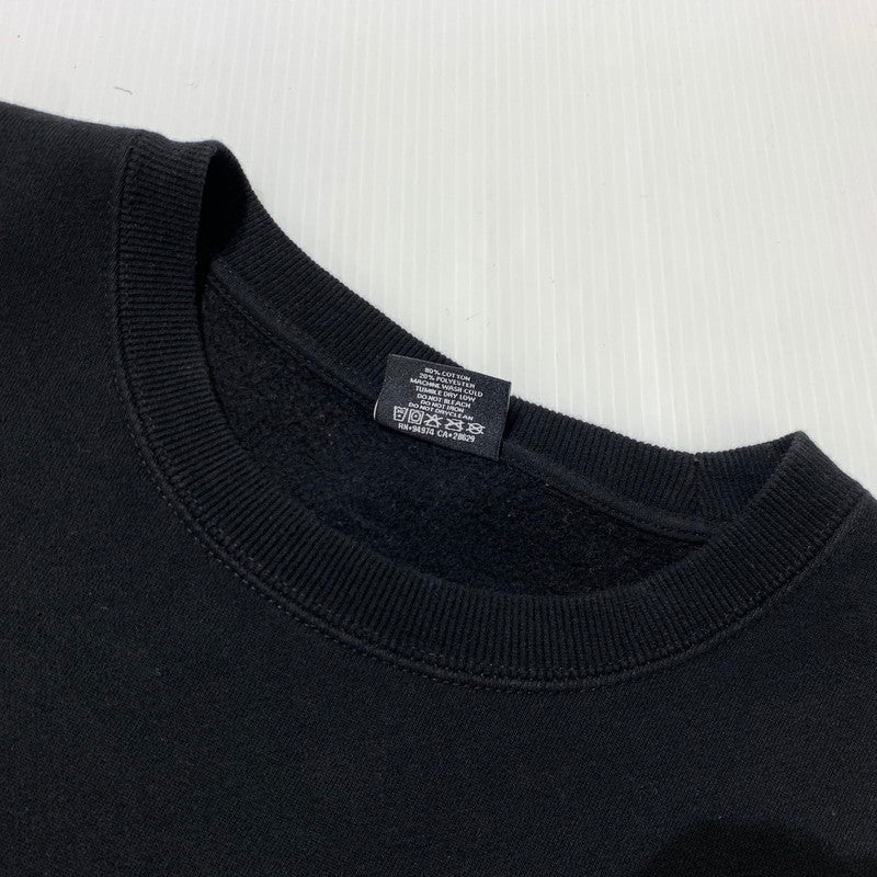 【中古品】【メンズ】 STUSSY ステューシー DICE LOGO SWEAT ダイス ロゴ スウェット トップス トレーナー 142-260909-ko-08-teih サイズ：XL カラー：ブラック 万代Net店