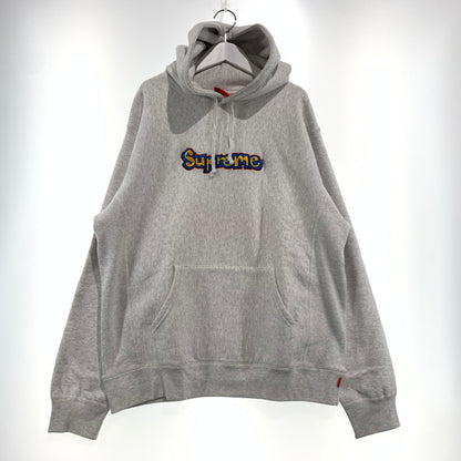 【現状渡し品】【メンズ】 Supreme シュプリーム GONZ LOGO HOODED SWEAT SHIRT ゴンザレス ロゴ フーディ スウェットシャツ トップス プルオーバーパーカー 149-260909-ko-10-teih サイズ：L カラー：グレー 万代Net店