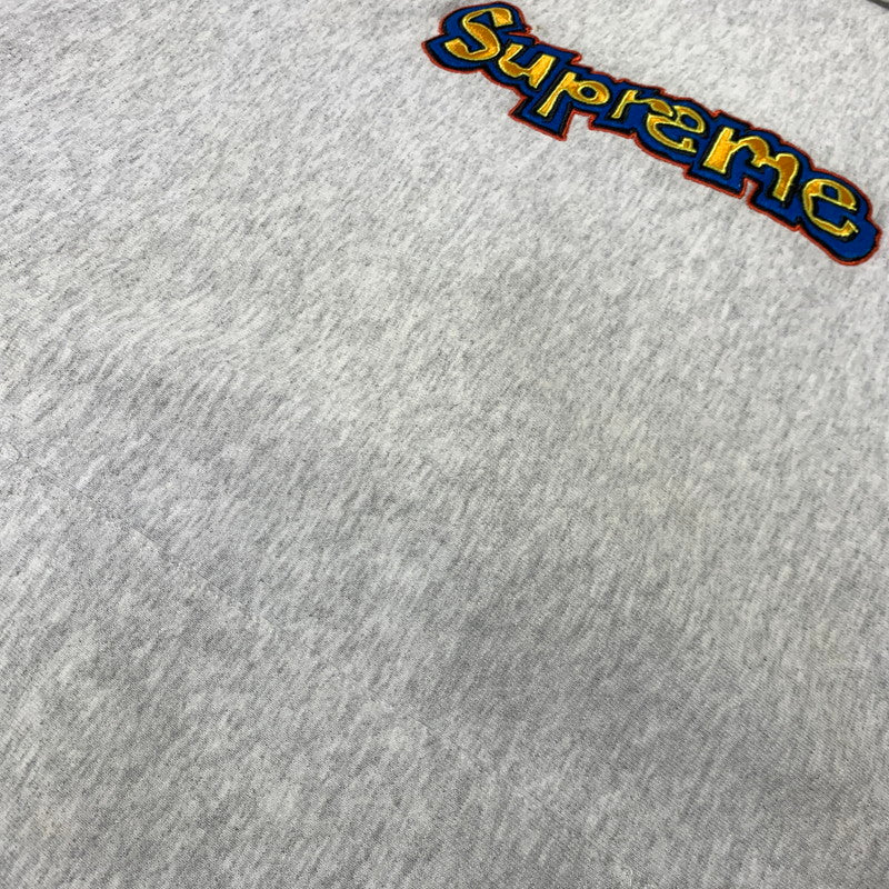 【現状渡し品】【メンズ】 Supreme シュプリーム GONZ LOGO HOODED SWEAT SHIRT ゴンザレス ロゴ フーディ スウェットシャツ トップス プルオーバーパーカー 149-260909-ko-10-teih サイズ：L カラー：グレー 万代Net店