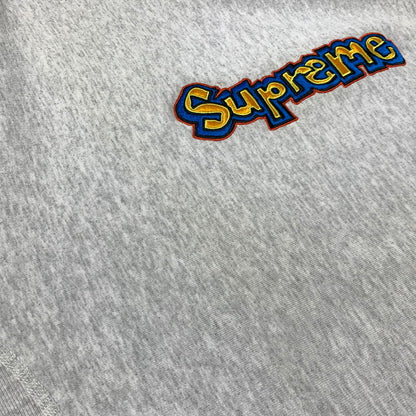 【現状渡し品】【メンズ】 Supreme シュプリーム GONZ LOGO HOODED SWEAT SHIRT ゴンザレス ロゴ フーディ スウェットシャツ トップス プルオーバーパーカー 149-260909-ko-10-teih サイズ：L カラー：グレー 万代Net店