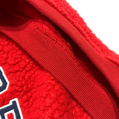 【中古品】【メンズ】 Supreme シュプリーム 17AW POLARTEC DEEP PILE CREWNECK ポーラテック ディープパイル クルーネック ライトアウター フリースジャケット 149-260909-ko-02-teih サイズ：XL カラー：レッド 万代Net店