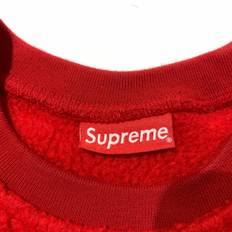 【中古品】【メンズ】 Supreme シュプリーム 17AW POLARTEC DEEP PILE CREWNECK ポーラテック ディープパイル クルーネック ライトアウター フリースジャケット 149-260909-ko-02-teih サイズ：XL カラー：レッド 万代Net店