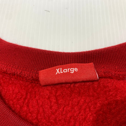 【中古品】【メンズ】 Supreme シュプリーム 17AW POLARTEC DEEP PILE CREWNECK ポーラテック ディープパイル クルーネック ライトアウター フリースジャケット 149-260909-ko-02-teih サイズ：XL カラー：レッド 万代Net店