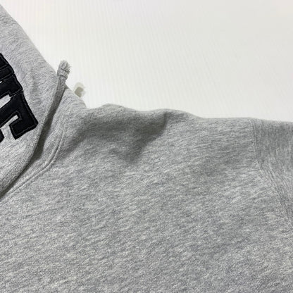 【中古品】【メンズ】 Supreme シュプリーム MIRRORED LOGO HOODED SWEATSHIRT ミラード ロゴ フーデッド スウェットシャツ トップス プルオーバーパーカー 149-260909-ko-09-teih サイズ：L カラー：グレー 万代Net店