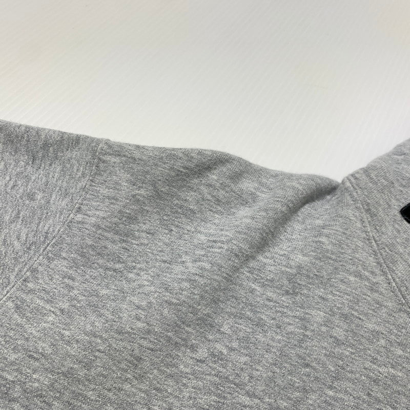 【中古品】【メンズ】 Supreme シュプリーム MIRRORED LOGO HOODED SWEATSHIRT ミラード ロゴ フーデッド スウェットシャツ トップス プルオーバーパーカー 149-260909-ko-09-teih サイズ：L カラー：グレー 万代Net店