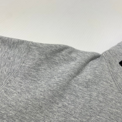 【中古品】【メンズ】 Supreme シュプリーム MIRRORED LOGO HOODED SWEATSHIRT ミラード ロゴ フーデッド スウェットシャツ トップス プルオーバーパーカー 149-260909-ko-09-teih サイズ：L カラー：グレー 万代Net店