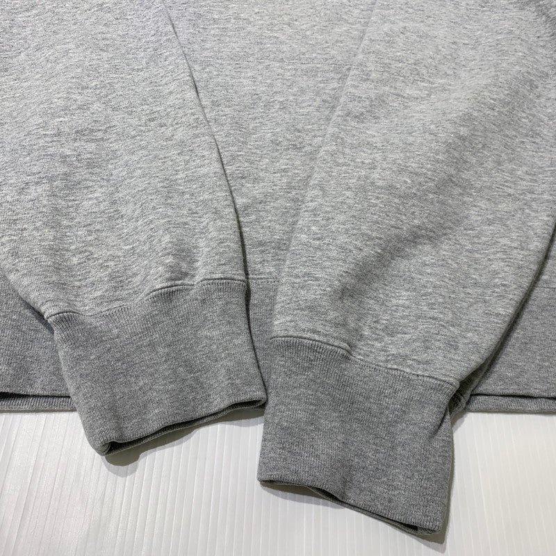 【中古品】【メンズ】 Supreme シュプリーム MIRRORED LOGO HOODED SWEATSHIRT ミラード ロゴ フーデッド スウェットシャツ トップス プルオーバーパーカー 149-260909-ko-09-teih サイズ：L カラー：グレー 万代Net店