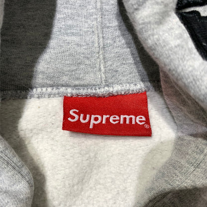 【中古品】【メンズ】 Supreme シュプリーム MIRRORED LOGO HOODED SWEATSHIRT ミラード ロゴ フーデッド スウェットシャツ トップス プルオーバーパーカー 149-260909-ko-09-teih サイズ：L カラー：グレー 万代Net店