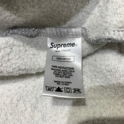 【中古品】【メンズ】 Supreme シュプリーム MIRRORED LOGO HOODED SWEATSHIRT ミラード ロゴ フーデッド スウェットシャツ トップス プルオーバーパーカー 149-260909-ko-09-teih サイズ：L カラー：グレー 万代Net店