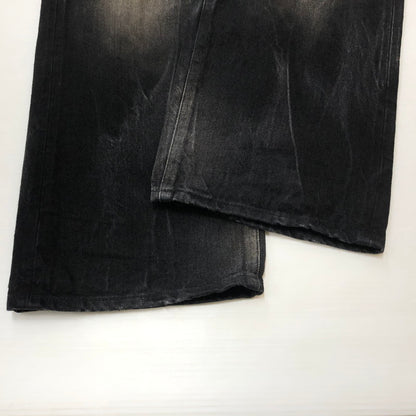 【中古品】【メンズ】 SUPREME シュプリーム 25SS DISTRESSED LOOSE FIT SELVEDGE JEAN WASHED BLACK 2025年春夏 ディストレスト ルーズ フィット セルビッジ ジーン ウォッシュド ブラック ボトムス 149-260909-sa-14-teih サイズ：30 カラー：レッド 万代Net店