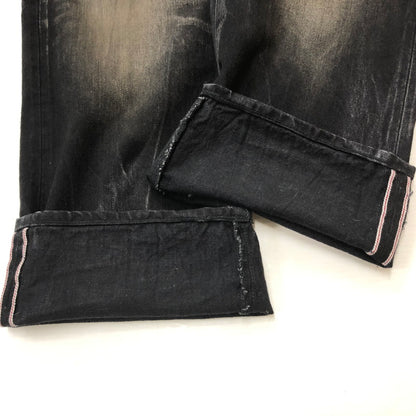【中古品】【メンズ】 SUPREME シュプリーム 25SS DISTRESSED LOOSE FIT SELVEDGE JEAN WASHED BLACK 2025年春夏 ディストレスト ルーズ フィット セルビッジ ジーン ウォッシュド ブラック ボトムス 149-260909-sa-14-teih サイズ：30 カラー：レッド 万代Net店