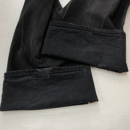 【中古品】【メンズ】 SUPREME シュプリーム 25SS DISTRESSED LOOSE FIT SELVEDGE JEAN WASHED BLACK 2025年春夏 ディストレスト ルーズ フィット セルビッジ ジーン ウォッシュド ブラック ボトムス 149-260909-sa-14-teih サイズ：30 カラー：レッド 万代Net店