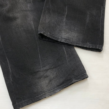 【中古品】【メンズ】 SUPREME シュプリーム 25SS DISTRESSED LOOSE FIT SELVEDGE JEAN WASHED BLACK 2025年春夏 ディストレスト ルーズ フィット セルビッジ ジーン ウォッシュド ブラック ボトムス 149-260909-sa-14-teih サイズ：30 カラー：レッド 万代Net店