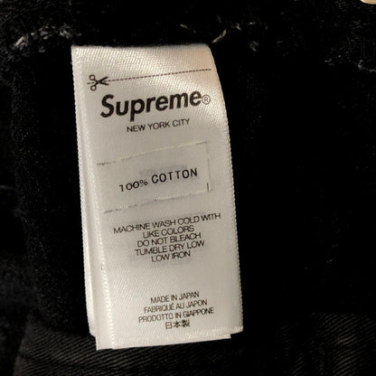【中古品】【メンズ】 SUPREME シュプリーム 25SS DISTRESSED LOOSE FIT SELVEDGE JEAN WASHED BLACK 2025年春夏 ディストレスト ルーズ フィット セルビッジ ジーン ウォッシュド ブラック ボトムス 149-260909-sa-14-teih サイズ：30 カラー：レッド 万代Net店
