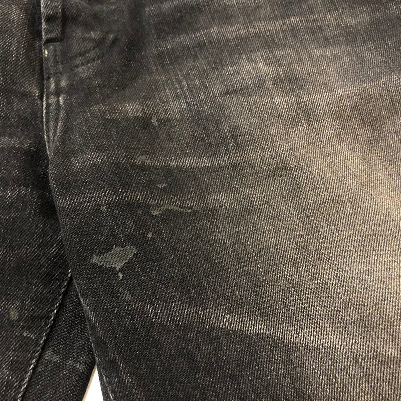 【中古品】【メンズ】 SUPREME シュプリーム 25SS DISTRESSED LOOSE FIT SELVEDGE JEAN WASHED BLACK 2025年春夏 ディストレスト ルーズ フィット セルビッジ ジーン ウォッシュド ブラック ボトムス 149-260909-sa-14-teih サイズ：30 カラー：レッド 万代Net店