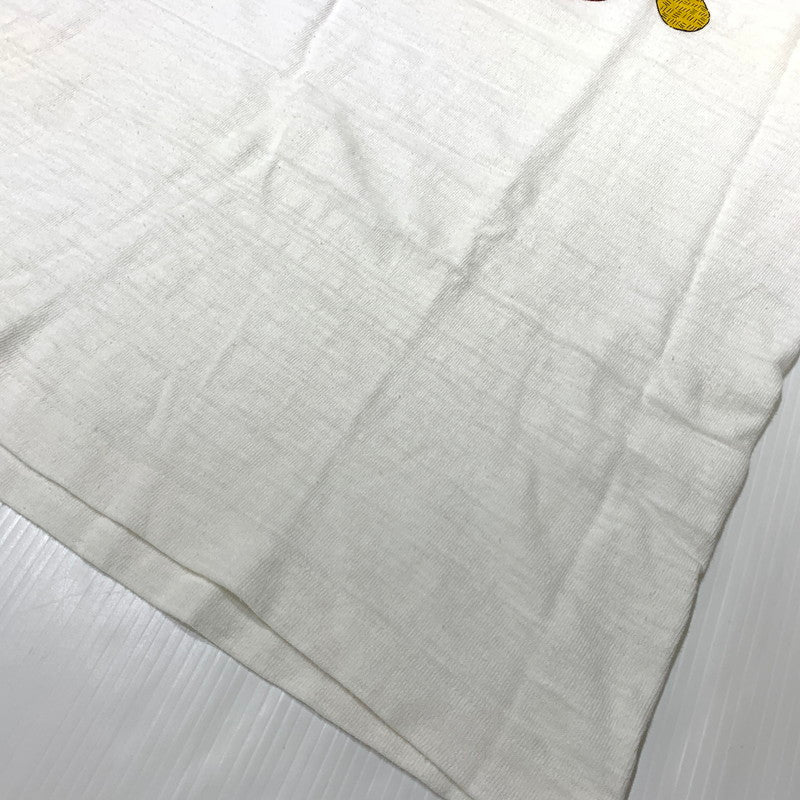 【中古品】【メンズ】 HUMAN MADE ヒューマンメイド × KAWS カウズ 別注 コラボ 23AW MADE GRAPHIC Ｔ-SHIRT メイド グラフィック Tシャツ 半袖 トップス 142-260909-ko-03-teih サイズ：L カラー：ホワイト 万代Net店