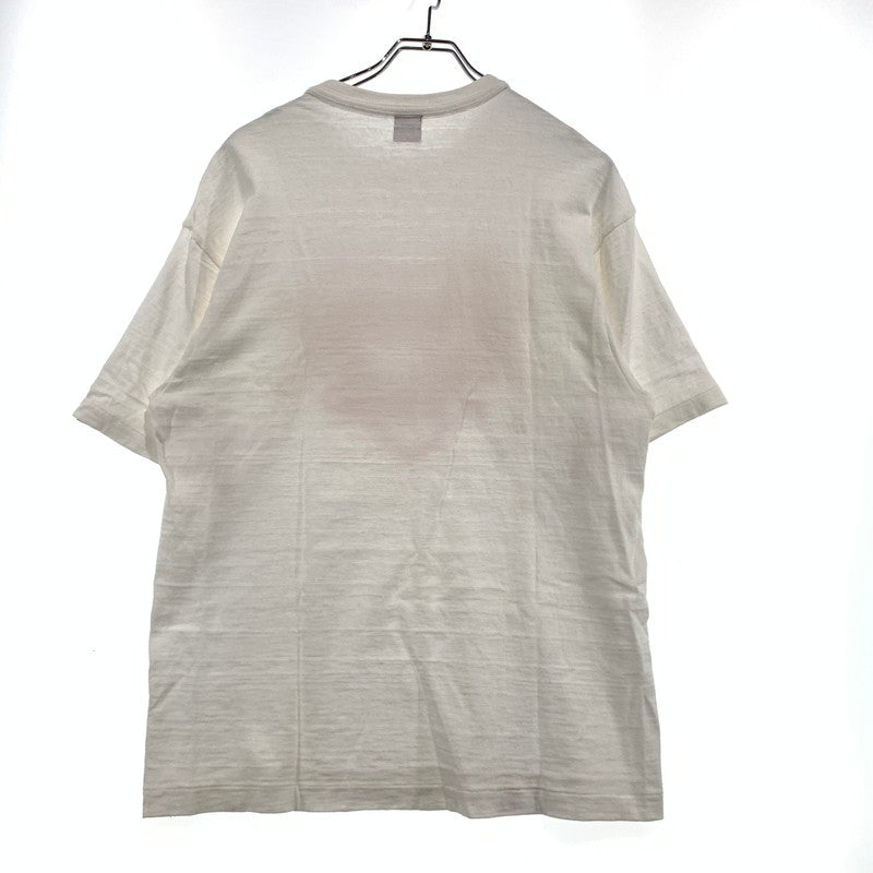【中古品】【メンズ】 HUMAN MADE ヒューマンメイド × KAWS カウズ 別注 コラボ 23AW MADE GRAPHIC Ｔ-SHIRT メイド グラフィック Tシャツ 半袖 トップス 142-260909-ko-03-teih サイズ：L カラー：ホワイト 万代Net店