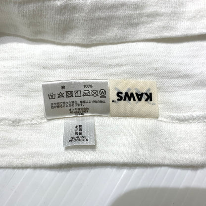 【中古品】【メンズ】 HUMAN MADE ヒューマンメイド × KAWS カウズ 別注 コラボ 23AW MADE GRAPHIC Ｔ-SHIRT メイド グラフィック Tシャツ 半袖 トップス 142-260909-ko-03-teih サイズ：L カラー：ホワイト 万代Net店