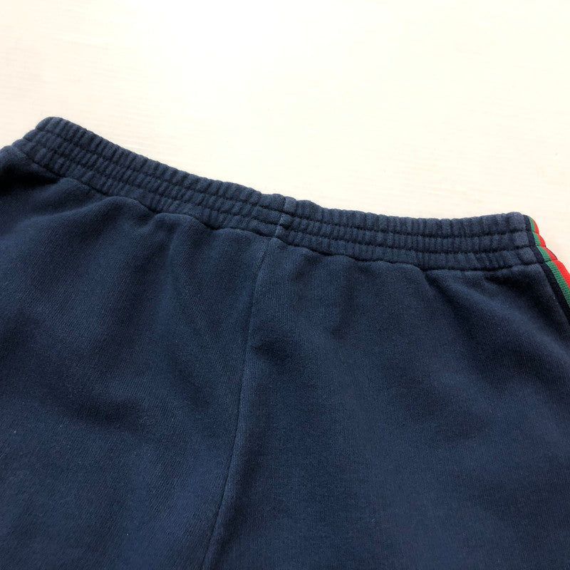 【中古品】【メンズ】 GUCCI グッチ 591494XJB4P INTERKOCKING TRACK PANTS インターロッキング トラックパンツ ボトムス 152-260909-sa-15-teih サイズ：12 カラー：ネイビー 万代Net店