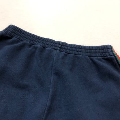 【中古品】【メンズ】 GUCCI グッチ 591494XJB4P INTERKOCKING TRACK PANTS インターロッキング トラックパンツ ボトムス 152-260909-sa-15-teih サイズ：12 カラー：ネイビー 万代Net店